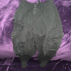 Forever 21 black cargo pants. Like new